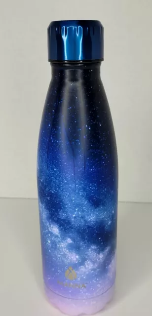 Manna Vogue 17 oz Stainless Steel Water Bottle Purple Galaxy-Very Nice!