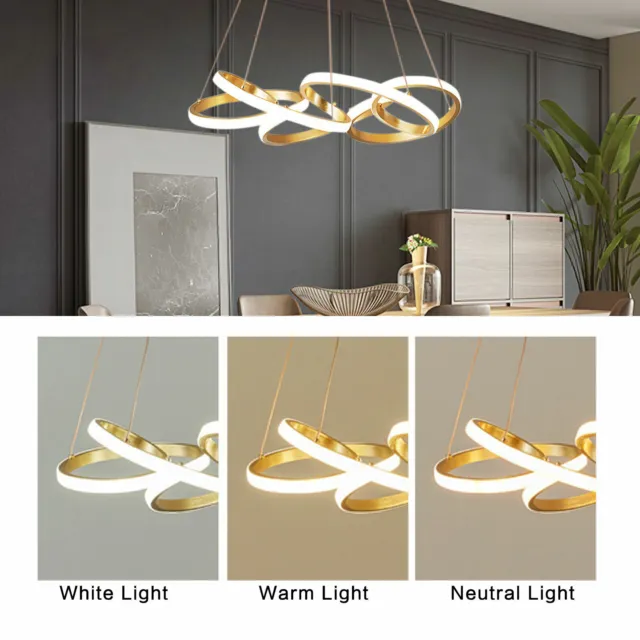 Modern Nordic Hanging Lamp Chandelier Home Pendant Art Ceiling Light Fixture 78W