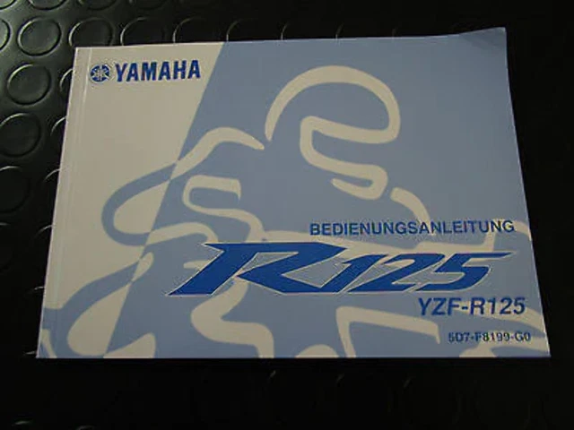 Manuale D'uso E Manutenzione Originale Yamaha In Lingua Tedesca Per R125