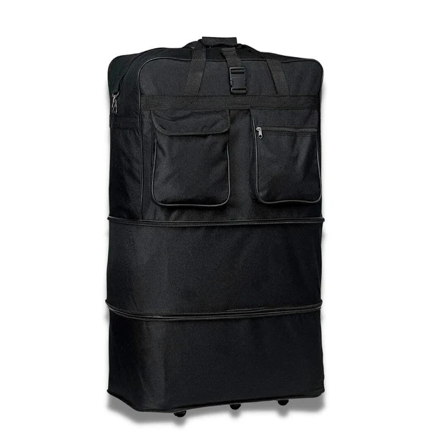 Homie Gear Expandable Duffle Bag | Rolling Duffle Bag With Wheels - 6 Wheels (30