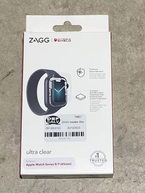 Zagg Invisible Shield Ultra Clear for Apple Watch Series 7 (45mm)