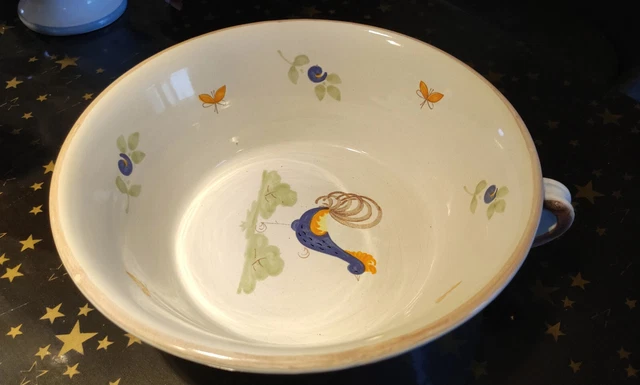 Plat de service en céramique, "la chapelle des pots"