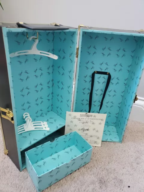 Ashton-Drake Galleries Gene Marshall Trunk Wardrobe Plus Hangers