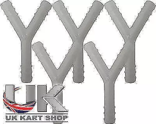 Tuyau de Carburant Plastique Y Pièce Séparateur X 5 UK KART STORE