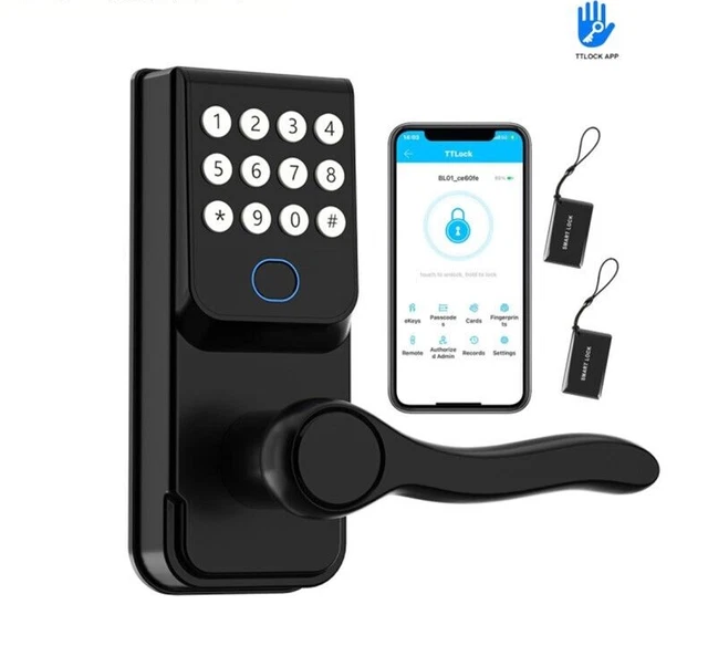 Portable Door Lock Keyless Fingerprint Code IC Card Mechanical Key App Lock Portable Door Lock Keyless Fingerprint Code IC Card Mechanical Key App Lock