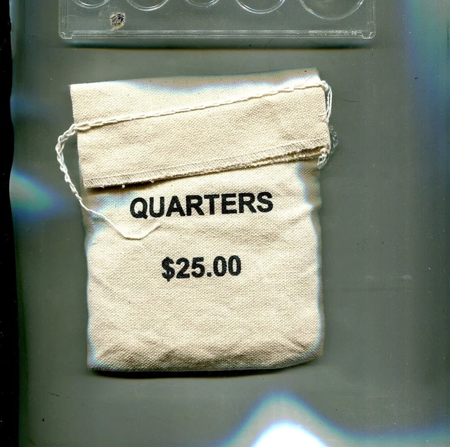 New York 2001 D $25 State Quarter Government Bag Ch Bu
