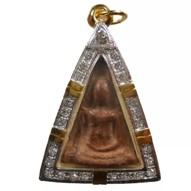 Top! Old Thai Buddha Amulet Phra Nangphraya Siam Pendant