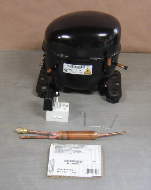 GENUINE OEM NEW Whirlpool Refrigerator Compressor W11580057 124.95