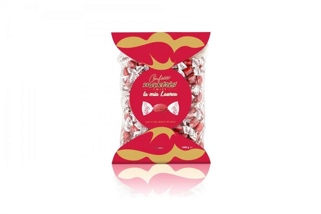 Caramelle Cioccolato Confetti Maxtris Twist Mandorle Zuccherate 1kg NUOVO MHD 7/24