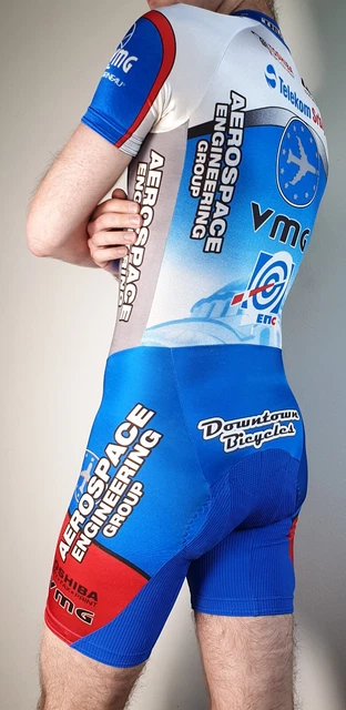 Combinaison Cycliste Vintage équipe Britannique (skinsuit) - Taille XS Pour Homme - Occasion Très Bon état