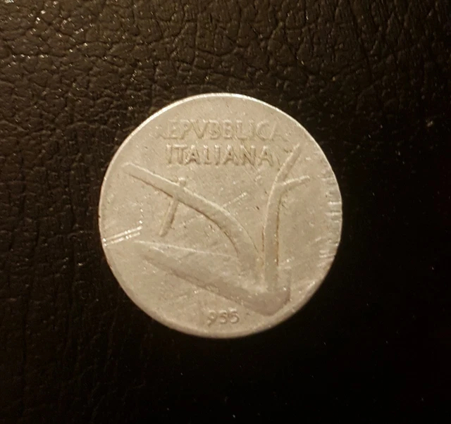 GEMELLI MONETA AUTENTICA Italia 10 lire spiga - aratro repubblica italiana EUR 19,00 - DE