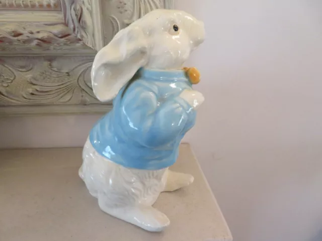 *Very Rare* Burleigh Ware Prototype Peter Rabbit Figure 9 Inch Tall 3