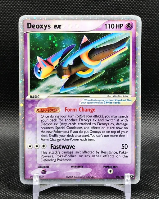 Pokemon Card - Deoxys ex (Speed Forme) - Emerald 93/106 Holo Ultra Rare