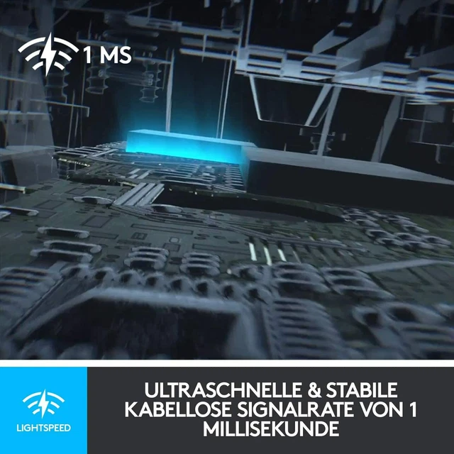 Logitech G903 LIGHTSPEED kabellose Gaming-Maus mit 12000 DPI 6