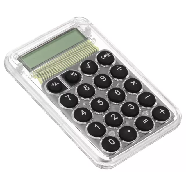 Desktop Calculator 8 Digit Mini Pocket Desk Calculator Style 1 Black