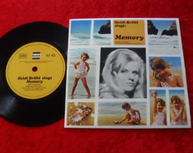 Flexi Single 7" Heidi Brühl singt Memory (Einseitige Kodak Werbesingle)