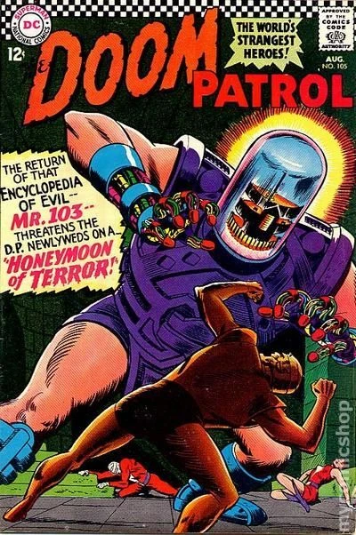 Doom Patrol #105 GD/VG 3.0 1966 Stock Image Low Grade