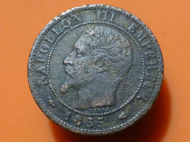1 Centime - Napoleon Iii - 1855 A (Chien) - Recherchee & Qualite Tb- !