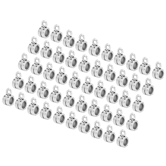 Haarperlen Antik Silber Finish Dekorativer Effekt Wikinger Bartperlen DIY