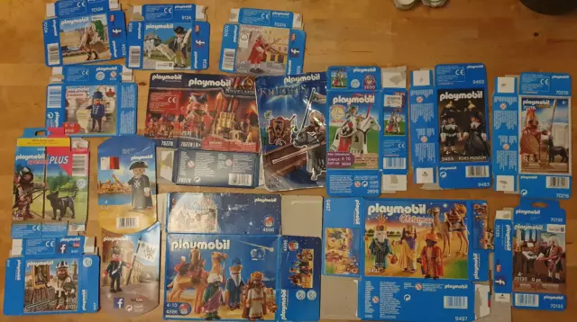 Playmobil Konvolut diverse OVP gefaltete Originalverpackungen II