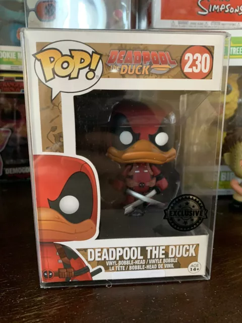 Funko Pop Figur Marvel Deadpool The Duck 230 Exclusive Mit Protektor