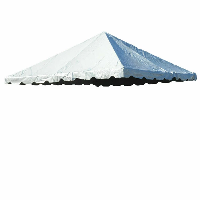 Replacement West Coast Frame Tent Top 15x15 White PVC Canopy Event Party Gazebo
