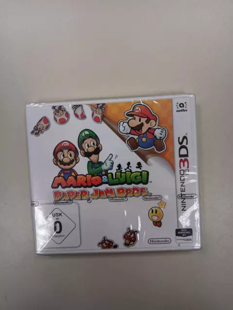 Mario & Luigi: Paper Jam Bros. Neu OVP ungeöffnet (Nintendo 3DS, 2015) Sealed