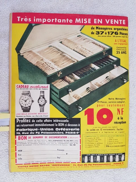 Magazine De Tricot "Tricotons Pour Nous Deux" No 44 - Année 1962 - Occasion Collector