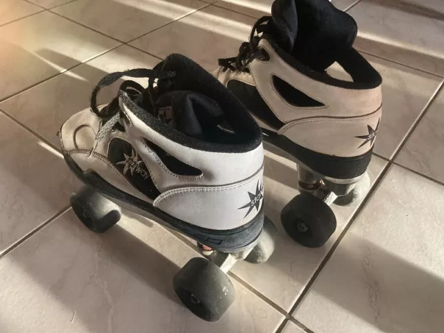 Patins à roulette Vintage STARWAY Taille 40 Rollers Quad 2