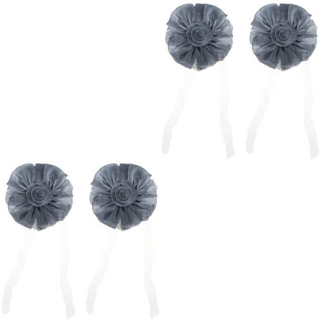 4 Pcs Curtain Tie Backs Flower Tiebacks Curtains Korean Version