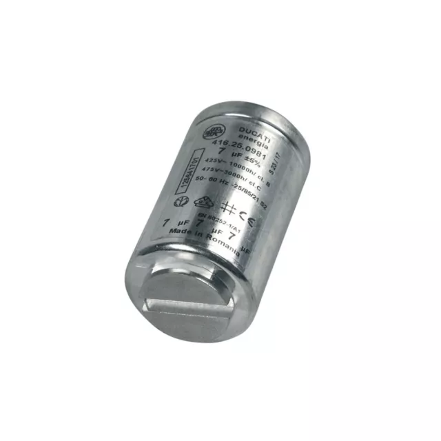 Condensateur Compatible Avec AEG 125641701/3 7µf 425/475v pour Sèche-linge