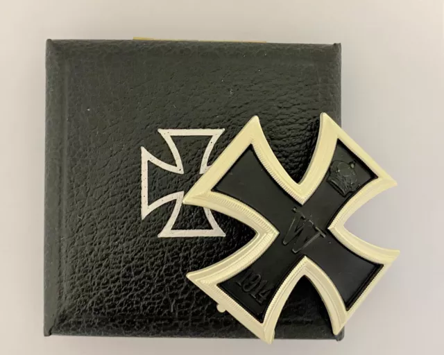IMPERIAL GERMAN WW1 1914 Iron Cross 1st Class in presentation case £39.