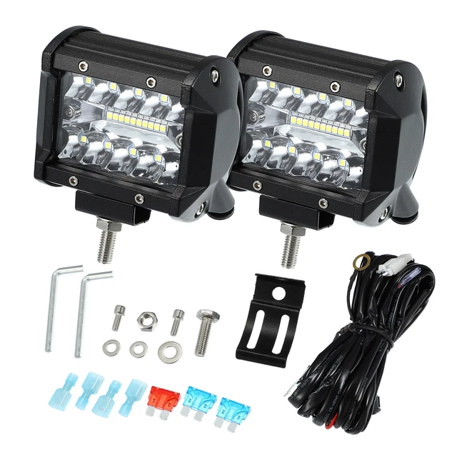 Faretto LED Universale 12V/24V 8W Per Camper, Tenda, Portico - Impermeabile Con 10 LED - Luce Per Esterni RV