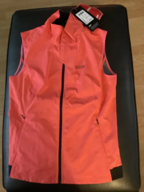 GORE Wear R3 Ladies Vest GORE WINDSTOPPER eu 38 / uk size 10 BNWT orange