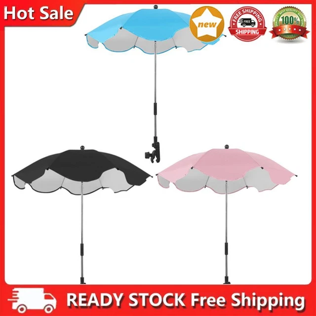 UV Sun Rain Protection Baby Umbrella Adjustable Infant Stroller Cover Parasol
