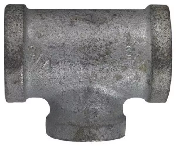 Anvil Galvanized Tee 3/4 " X 3/4 " X 1/2 " Malleable Iron