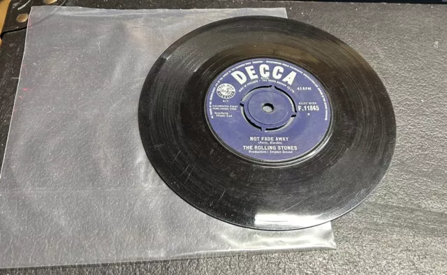 The Rolling Stones - Not Fade Away - 7" Vinyl Single - Free P&P