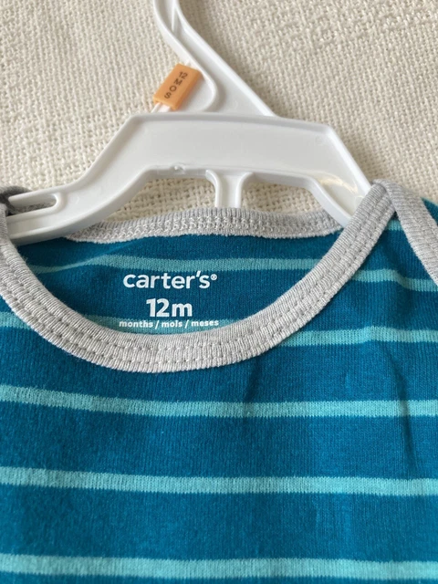 Carters baby boy Dinasour 3 piece knit short outfit size 12 M NWT 3
