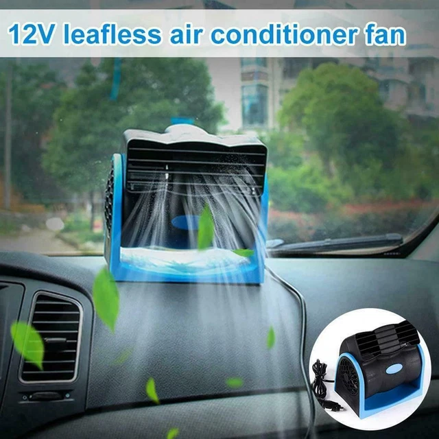 PORTABLE CAR AIR Conditioner Fan 12/24V Personal Space Fan Car Cooler