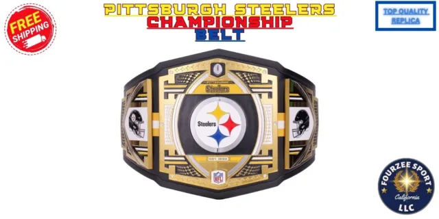 PITTSBURGH STEELERS NFL Champions Inspired Custom Belt - Adult Size Replica