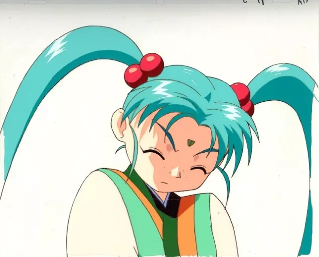 Tenchi Muyo! OVA Opening Anime Cel OP SASAMI I'm a Pioneer