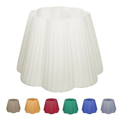 Paralume Margherita per lampada fatto a mano in tessuto seta in 12 colorazioni