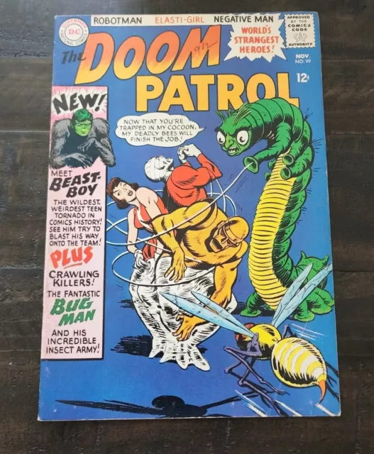 Doom Patrol #99 - DC 1965 1st Appearance of Beast Boy Really High Grade