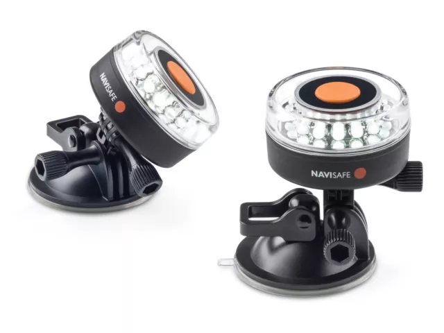 Navisafe Lampe Rundumleuchte 360° weiß LED Saugnapfbasis Positionslaterne