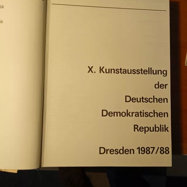 X. Kunstausstellung der DDR 1987/88 Katalog Design,Möbel, Malerei, Fotografie... 2