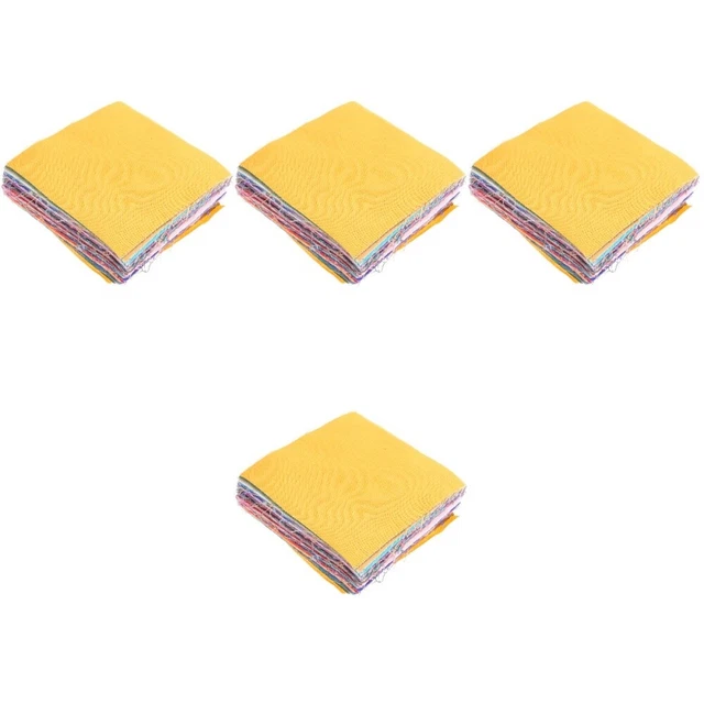 400 pcs Crafting Handwerk Platz Stoff Quadrate Blätter Nähen Platz Stoff