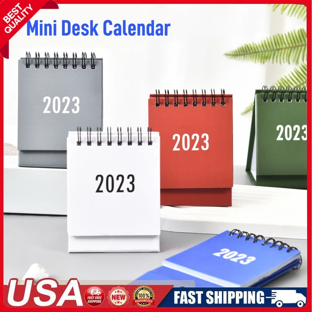 MINI DESK CALENDAR 2023 Portable Standing Flip Small Desktop Calendar mini-desk-calendar-2023-portable-standing-flip-small-desktop-calendar
