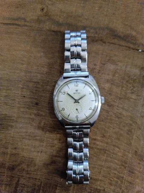 Montres Hommes Montre Mécanique Rétro Automatique avec Bracelet en Cuir Montre Étanche Creuse Transparente A