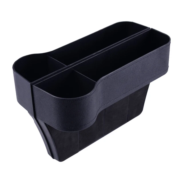 2Pc Car Seat Gap Slit Pocket Organizer Caddy Key Phone Storage Cup Holder Box ym