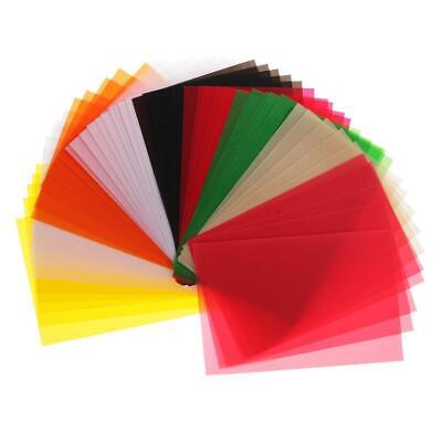 50 piezas 15x10 cm papeles transparentes translúcidos de color para hacer tarjetas hágalo usted mismo